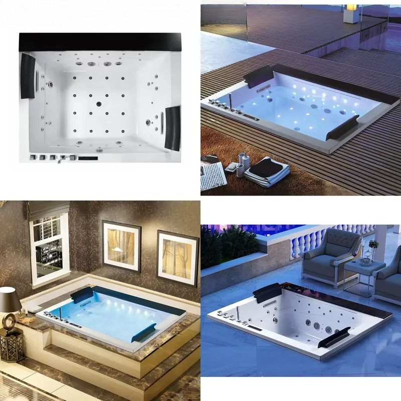 Home Bathroom Jacuzzi - Двухместная ванна-джакузи с цифровым управлением и