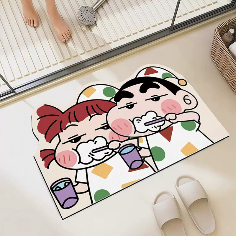 Home Bathroom Mats - Коврик для ванной и душа «Крейон