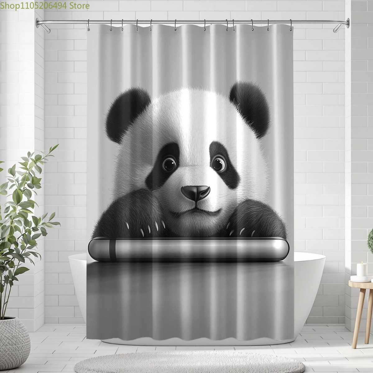 Милая занавеска для душа с пан – обзор и цена Adorable Home Bathroom Ideas