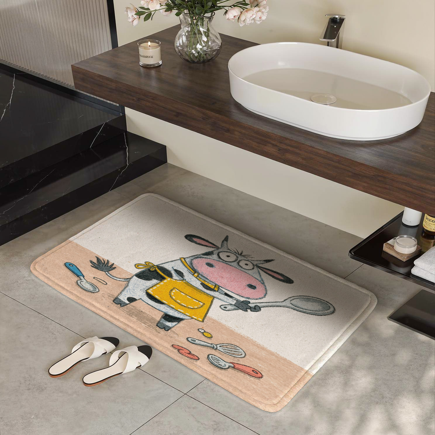 Милый коврик для кухни и ванно – обзор и цена Adorable Home Bathroom Ideas