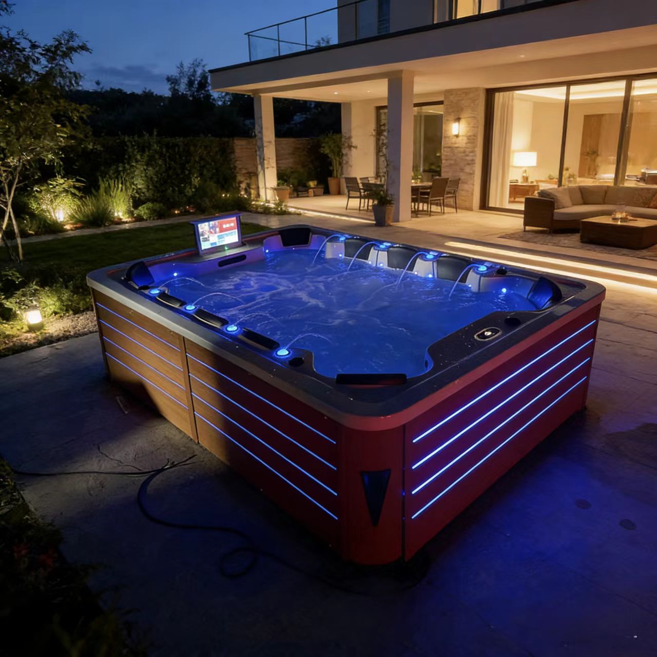 Гидромассажная ванна для 5–10  – обзор и цена Home Bathroom Jacuzzi