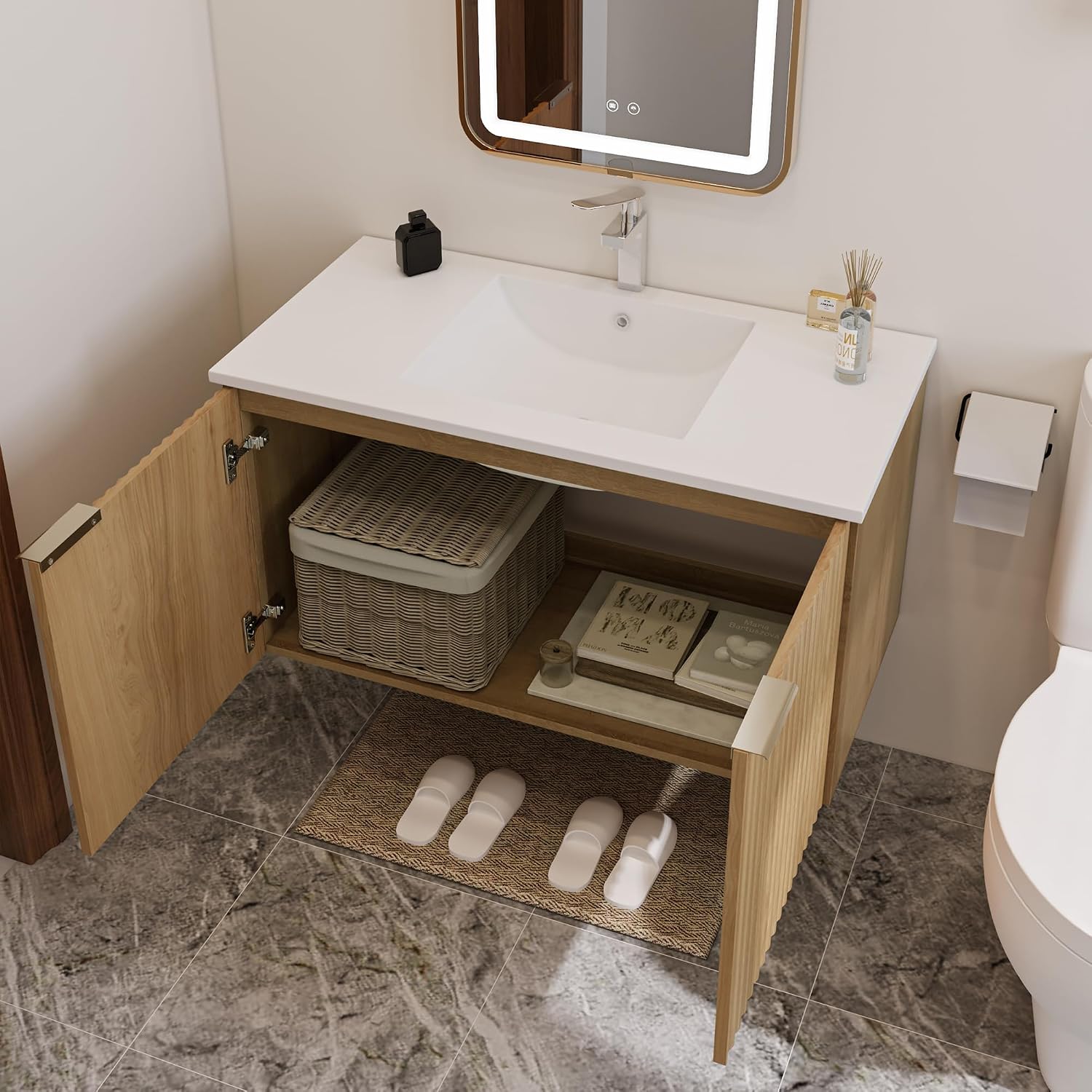 Современная подвесная тумба дл – обзор и цена Home Bathroom Furniture