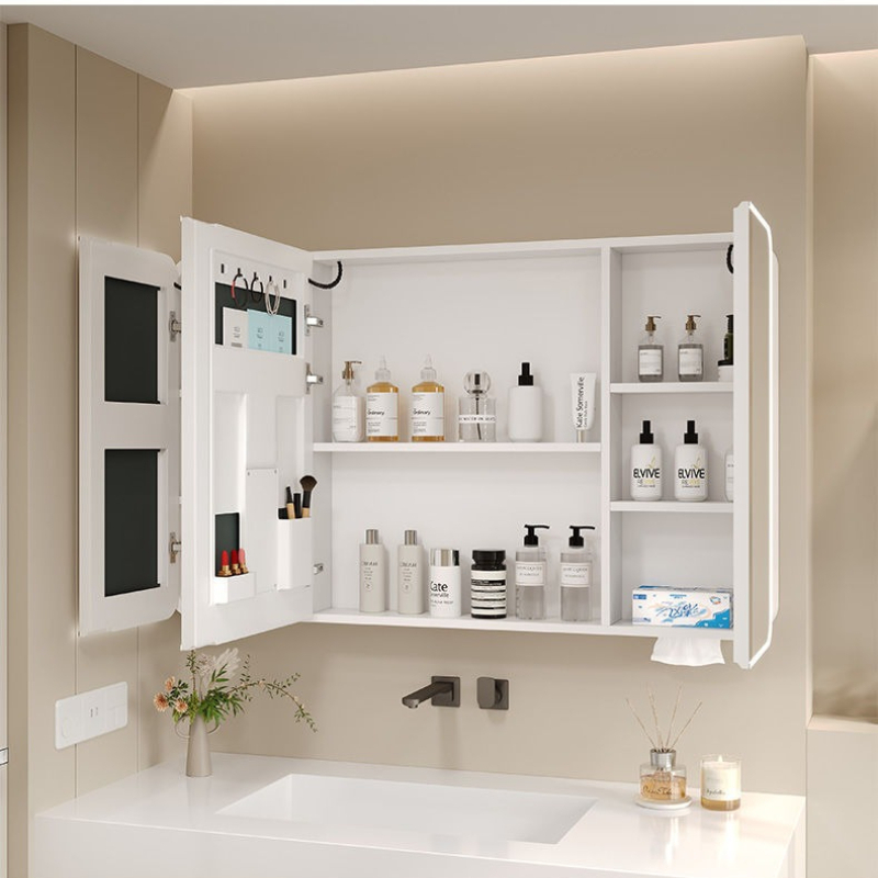 Зеркальный шкаф для ванной с L – обзор и цена Home Bathroom Furniture