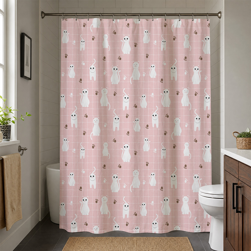 Водонепроницаемая занавеска дл – обзор и цена Adorable Home Bathroom Ideas